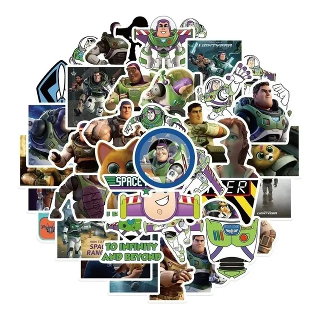 Buzz Lightyear - Set 50 Stickers / Calcomanias / Pegatinas