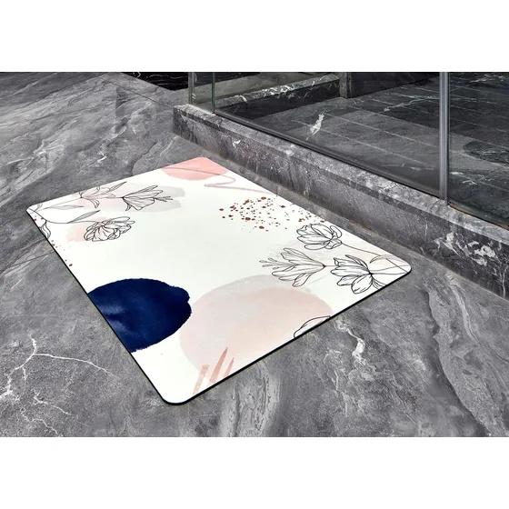 Alfombra Baño Suave Tierra Diatomea Para 20 X 32  Super Flor