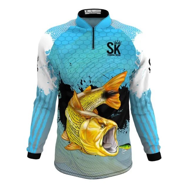 Remera Camiseta Infantil De Pesca Super King Protección Uv