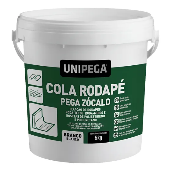 Unipega Pegamento Acrilico Para Placa De Pvc Blanco X 5 Kg