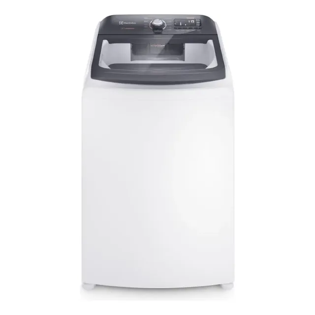 Máquina De Lavar Electrolux Lec15 Branca 15kg Premium Care Com Cesto Inox Jet&clean E Time Control