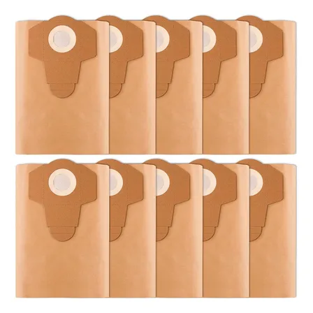 Set 10 Bolsas De Repuesto Aspiradora Einhell 20 Lts.