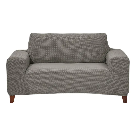 Protector Cubre Sala Sillón Sofá 2 Plazas Gris Medio Concord