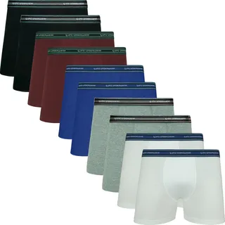 Kit 10 Cuecas Box Lupo AlgodĂŁo Boxer Masculina Cotton Com Nf Kit 10 Cuecas Box Lupo AlgodĂŁo Boxer Masculina Cotton Com Nf