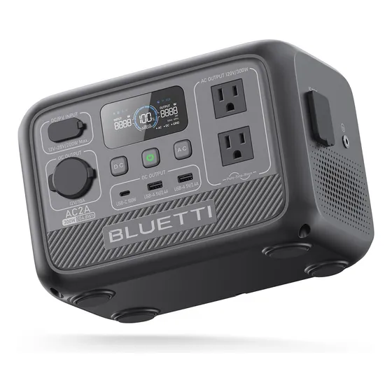 Bluetti Ac2a Estación De Energía Portatil 204wh/300w