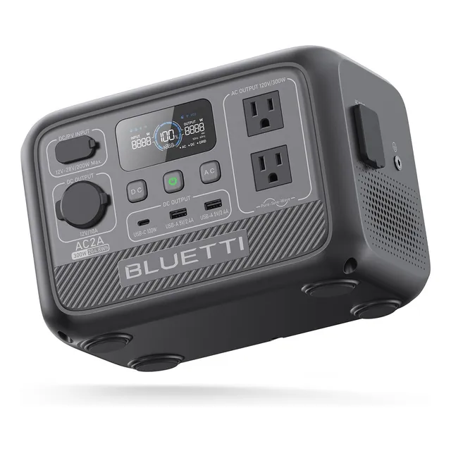 Bluetti Ac2a Estación De Energía Portatil 204wh/300w