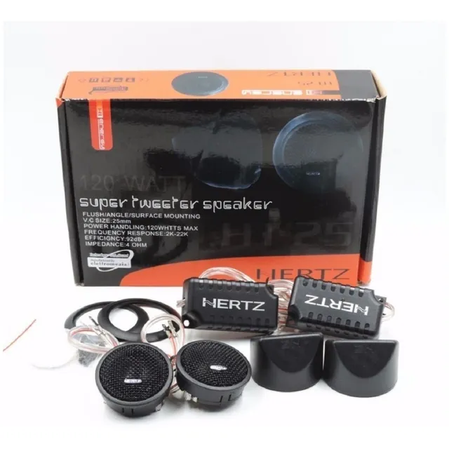 Mini Tweeter Hertz 360w Porta Coluna 4 Ohms Tweter = Mtx