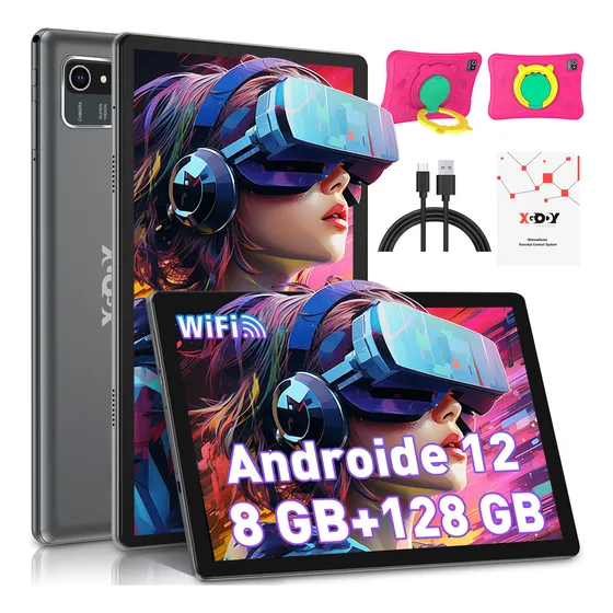Tablet Con Funda Xgody Pad 10''android 128gb+8gb Memoria Ram