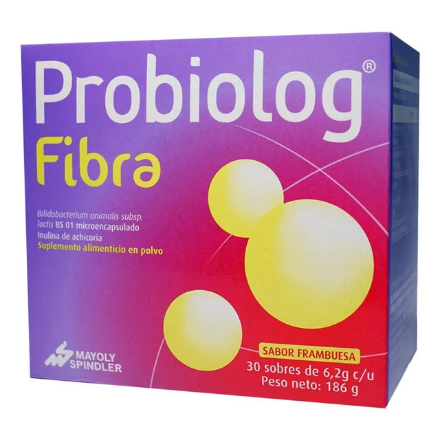 Probiolog Fibra Suplemento Alimenticio 30 Sobres De 6.2 G Sabor Sin Sabor