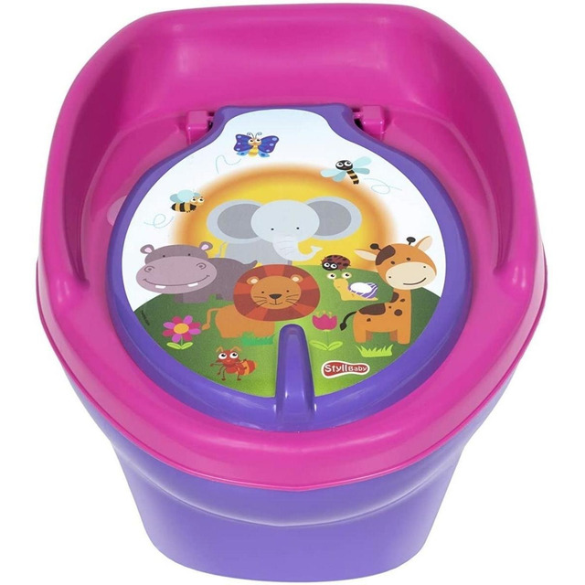Troninho Penico Privadinha Infantil Desfralde Rosa Lilás Animais Troninho Penico Privadinha Infantil Desfralde Rosa Lilás Animais