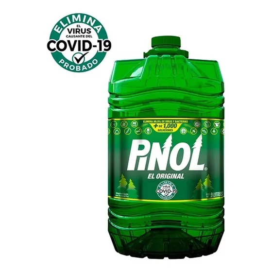 Pinol Multiusos Desinfectante 9L limpiador de pisos