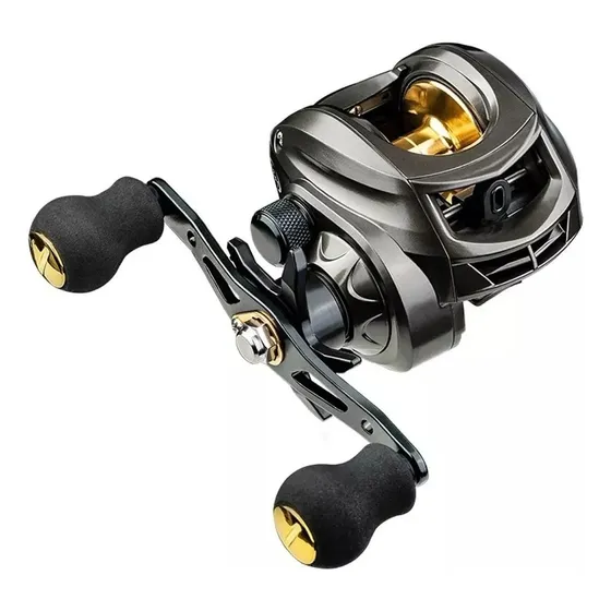 Reel Huevito Para Baitcast Rotativo Freno 8kg 7.2:1 14r