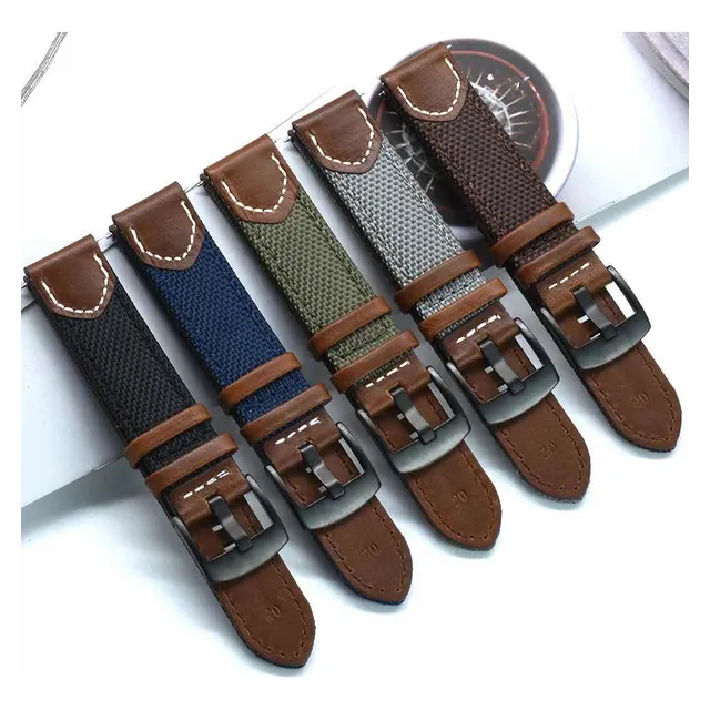 Correa Para Amazfit Gts4 / Samsung Watch 4 Y 5 De Cuero