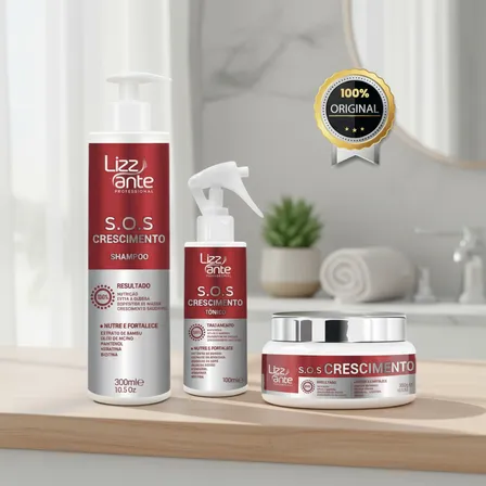 Sos Crescimento Rápido Combate Queda Calvície Falha Alopecia