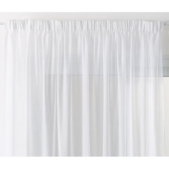 Cortinas En Voile Paño De 3x220 Para Riel O Para Barrote 