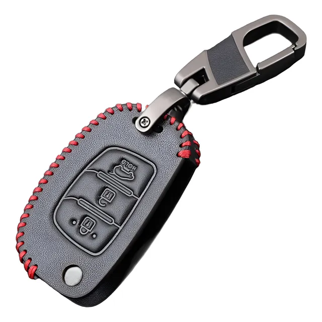 Forro Protector En Cuero Llave Hyundai Tucson Solaris Ix35