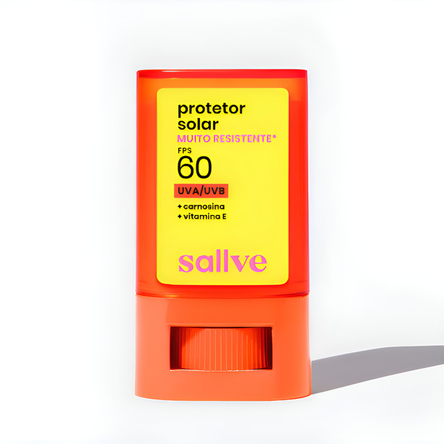 Protetor Solar Bastão Fps 60 Sallve 15g Protetor Solar Bastão Fps 60 Sallve 15g