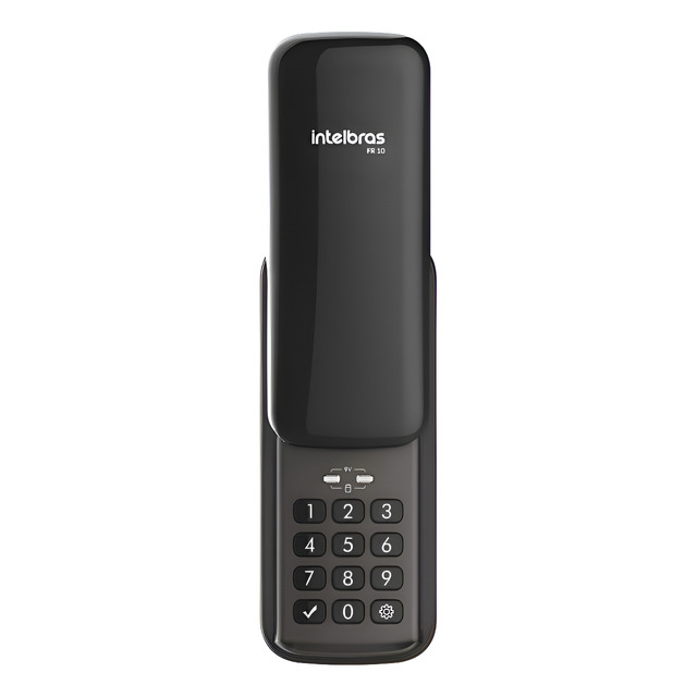 Intelbras Fr 10 Preto Black Piano Direita/esquerda Fechadura Digital De Sobrepor Abertura ...