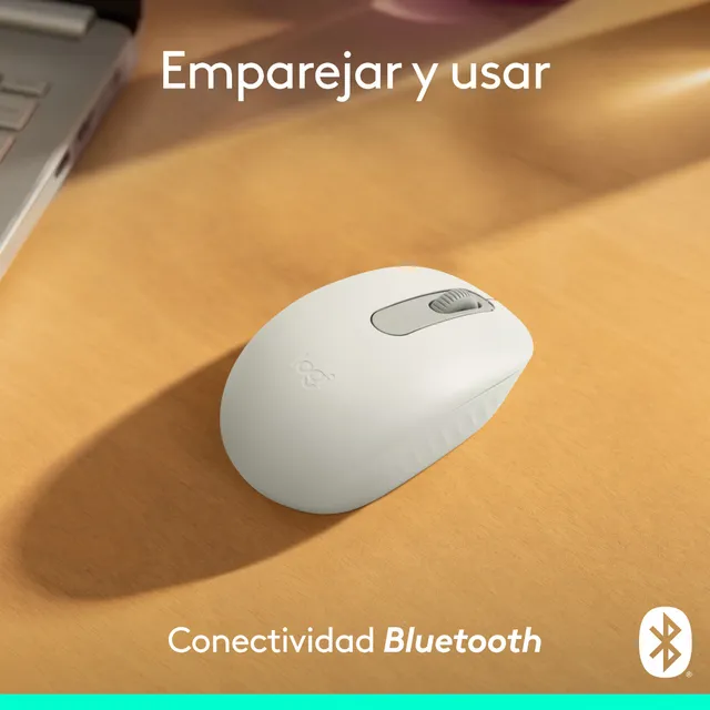 Mouse Logitech M196 Inalambrico Bluetooth Blanco