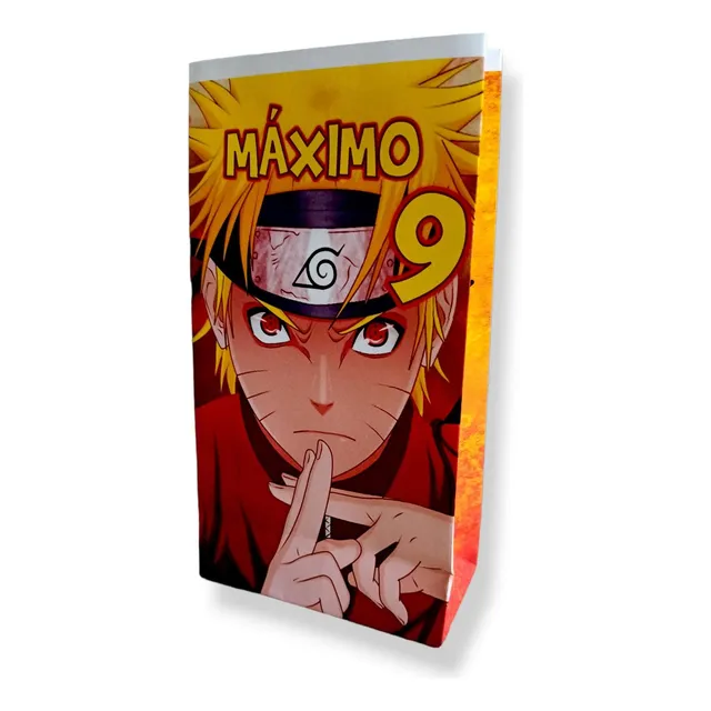 10 Bolsitas Sorpresita Personalizada Naruto- Kotillonk