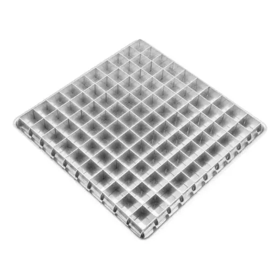 Molde Brownies Aluminio 100 Piezas 3 X 2.5cm C0518 Caparroz