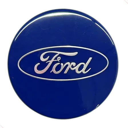 Calota Central Cubo Da Roda Ford Focus 2011/2019 Original Azul