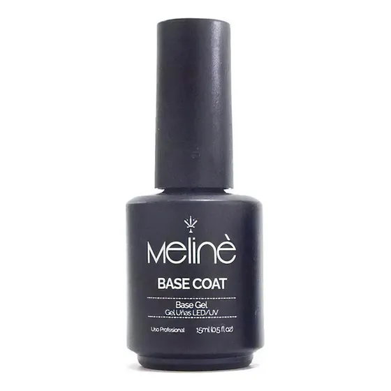 Esmalte Base Coat Meline Gel Uv/led Semipermanente X 15 Ml