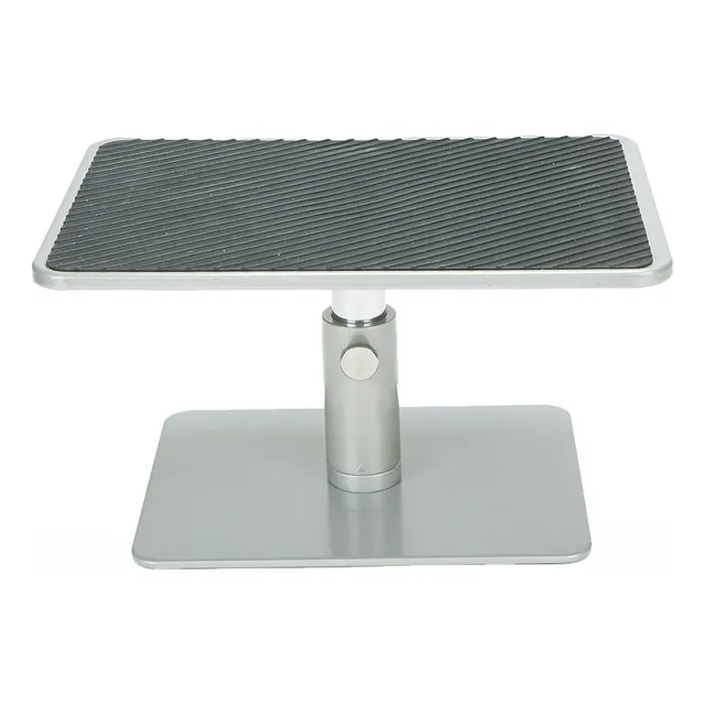 Base Para Monitor En Acero Y Aluminio Altura Ajustable
