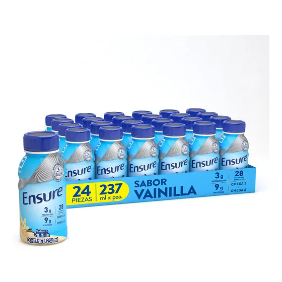 Ensure Clásico 24 Pack Vainilla, Bebida, Vitaminas Vainilla