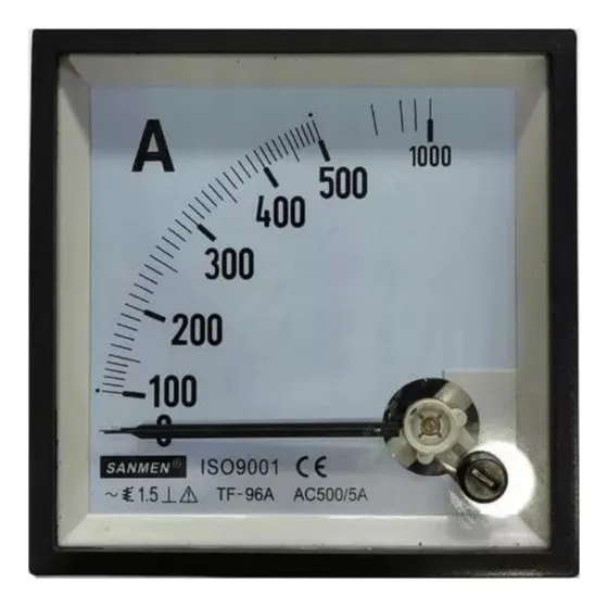 Amperimetro Analogico Sf72md 72x72mm 500a/5a 