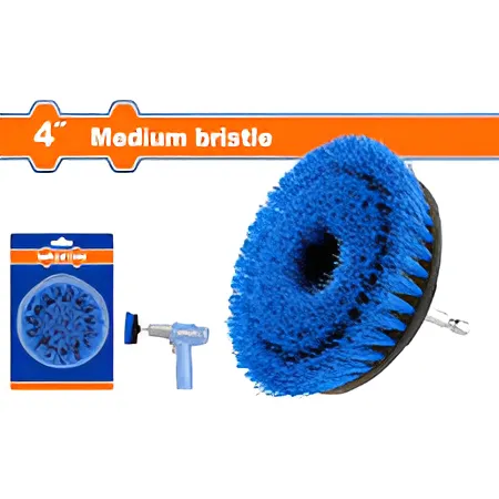 Cepillo Circular De Cerda Dura 4'' Wadfow