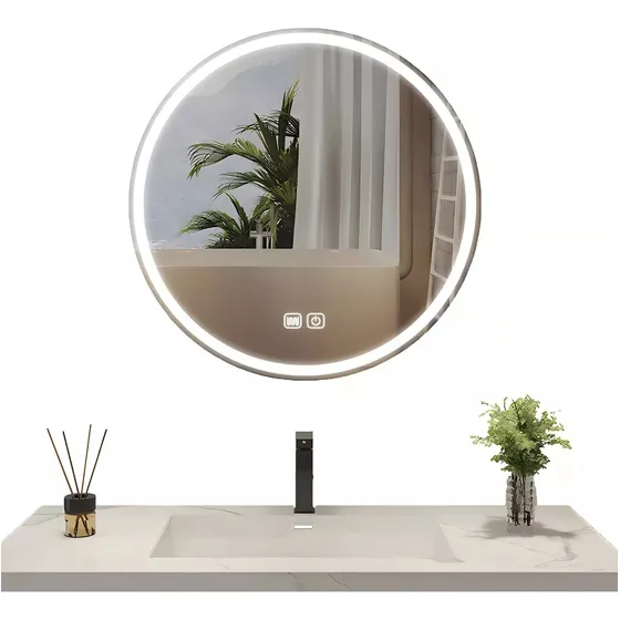 Espejo Led Baño Touch 3 Modo Con Función Antivaho 60*60cm