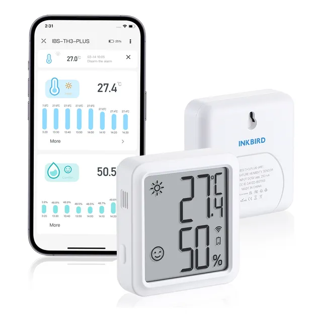 Sensor Temperatura Umidade Wifi Com Aplicativo Inkbird
