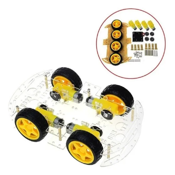 Chasis De Kit De Coche Robot 4x4