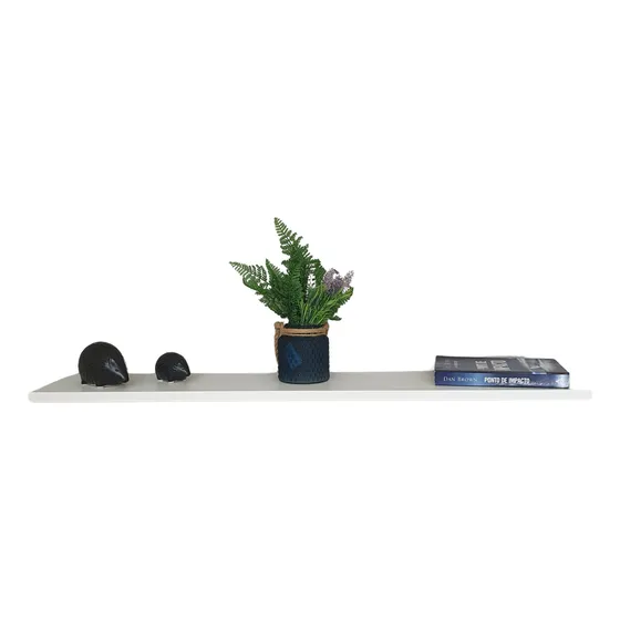 Prateleira Para Quarto Sala Suporte Invisível 1,5m - 150x20
