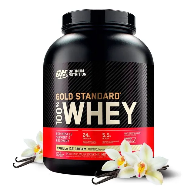 Proteína Whey Gold Standard 5lb - Optimum Nutrition Sabor Vainilla