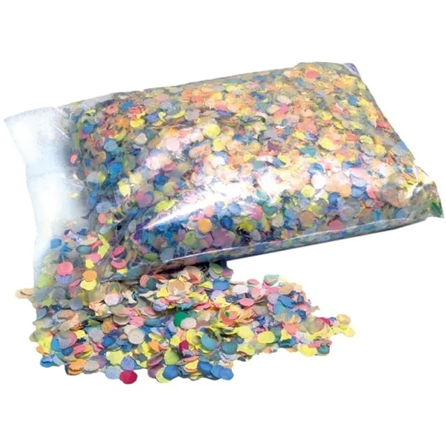 Bolsas De Papelillos Confetti Para Fiestas, Carnaval (6 Paq)