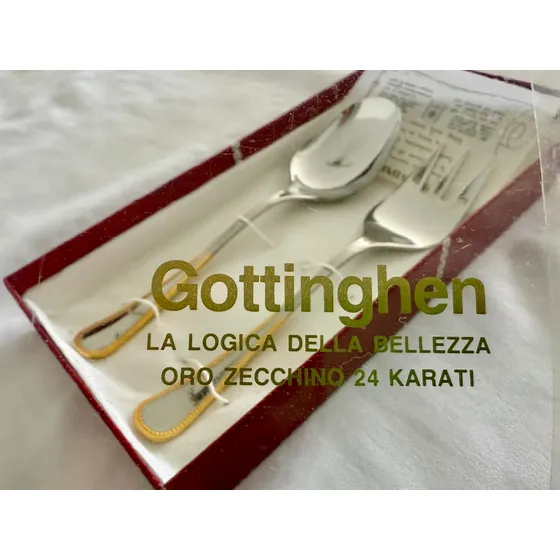 Juego De Cuchara Tenedor De Servir Gothingen Nuevo Original