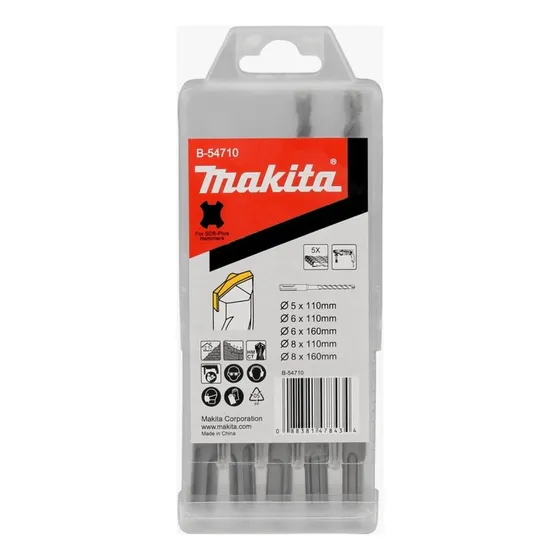 Set Brocas Sds-plus Punto Centro (5pcs)makita B-54710