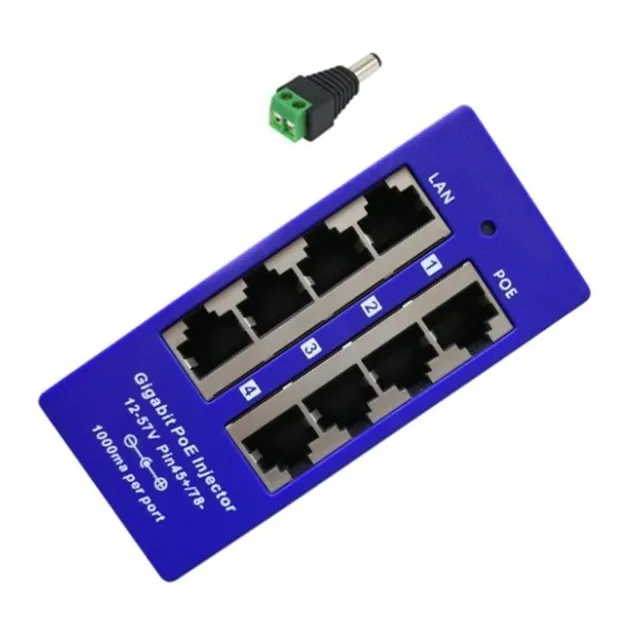  Switch Poe Gigabit 4 Puertos Ubiquiti-mikrotik Sin Fuente