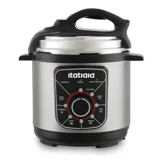 Panela de pressão essencial inox itatiaia 5l 900w