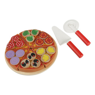 Juguetes De Madera Veg Pizza Comida Diy Set Juego De Rol Par Juguetes De Madera Veg Pizza Comida Diy Set Juego De Rol Par