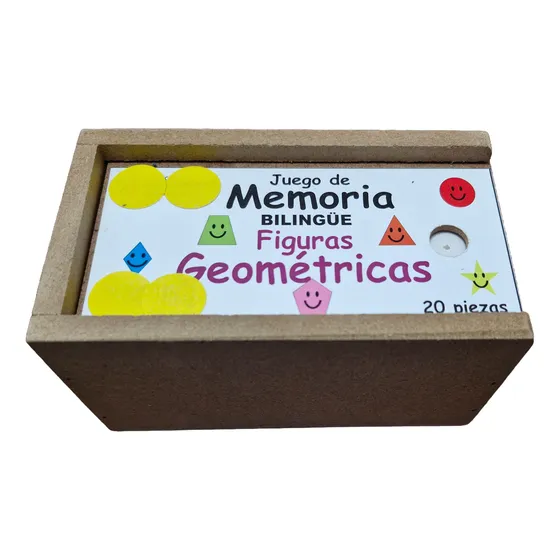 Juego De Memoria, Memorama Didáctico Bilingüe, Preescolar 