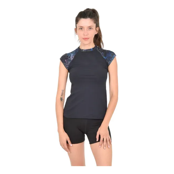 Remera Natacion Mujer Proteccion Solar Uv Pileta Cloro Safit