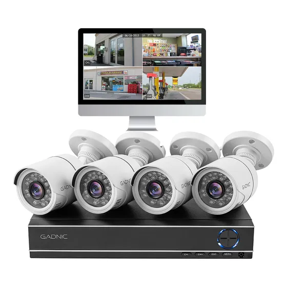 Kit Seguridad Dvr 4 Full Hd 4 Camaras Hd Infrarroja Gadnic