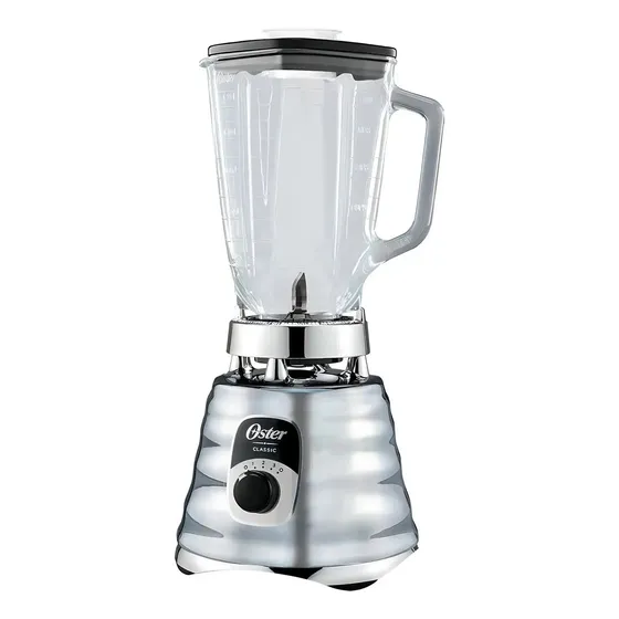 Licuadora Oster Classic con control de perilla 3 velocidades 1.25L cromada BLST4655