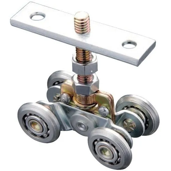 Rodachina Colgante Puerta 4 Ruedas Metalica P-814