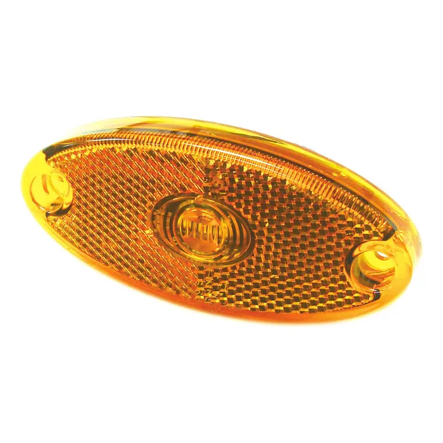 Faro Posicion 3 Led Ambar Ovalado Bi Volt