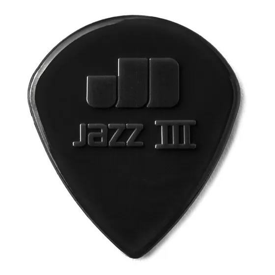 Palhetas Jim Dunlop Jazz Iii (3) Preta - 06 Un Pacote