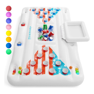 Jasonwell Inflatable Pong Pool Float - Mesa De Pong Flotante Jasonwell Inflatable Pong Pool Float - Mesa De Pong Flotante